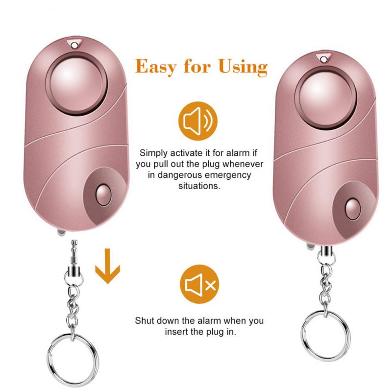 Self Defense Alarm 130dB Keychain