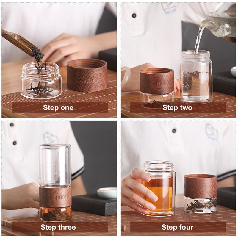 Tea Water Bottle Infuser Tumbler