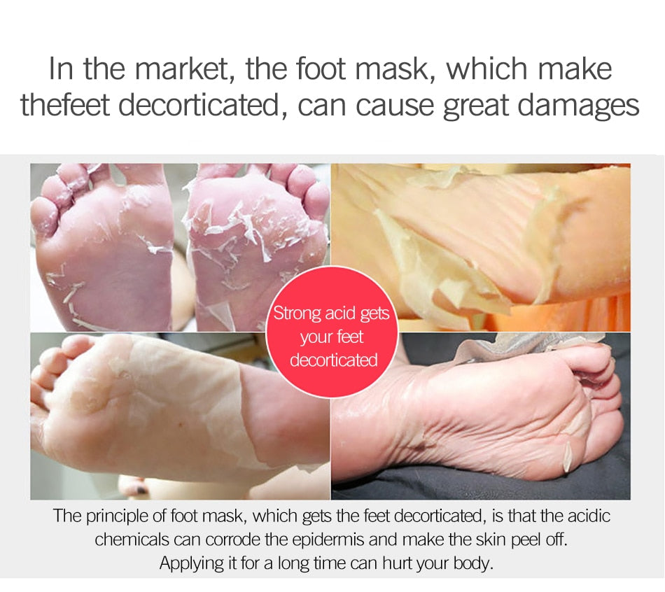 Volcanic Mud Remove Foot Exfoliating Foot Mask