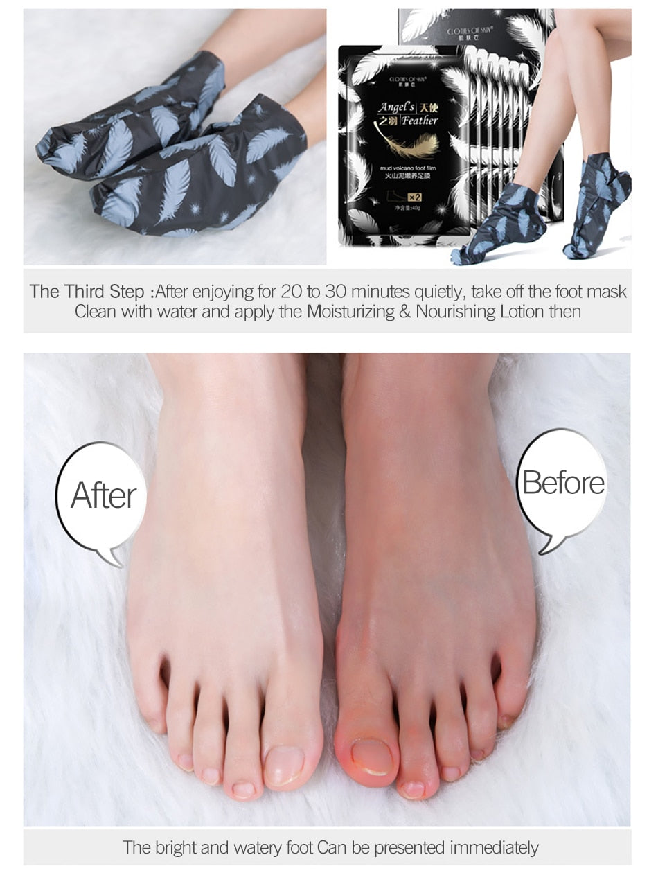 Volcanic Mud Remove Foot Exfoliating Foot Mask