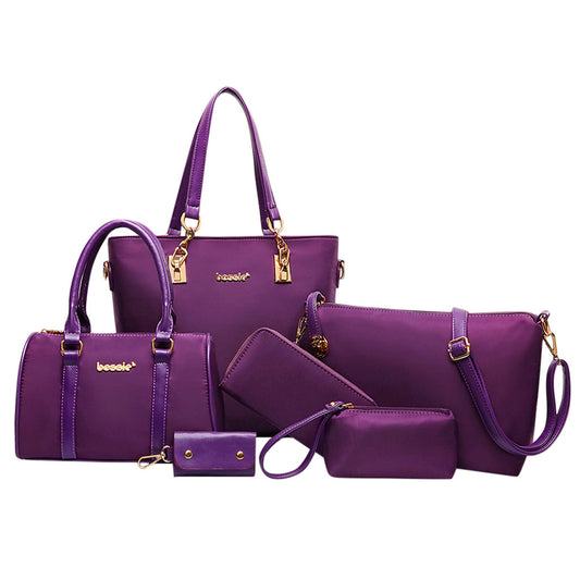 Six-Piece Set Women Bags PU Leather Handbag