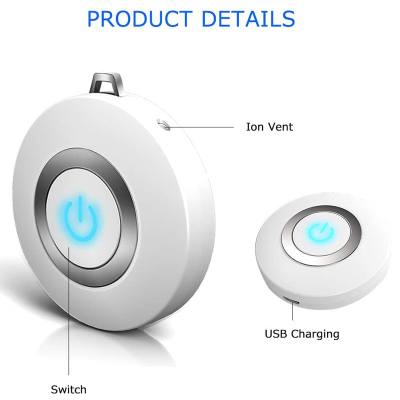 USB Portable Wearable Air Purifier