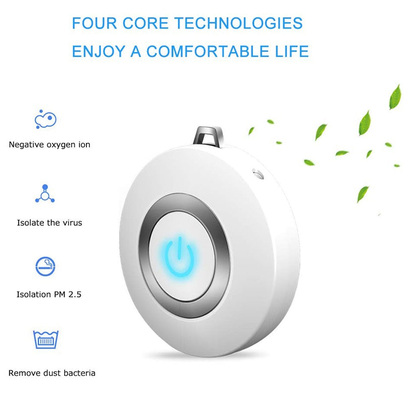 USB Portable Wearable Air Purifier