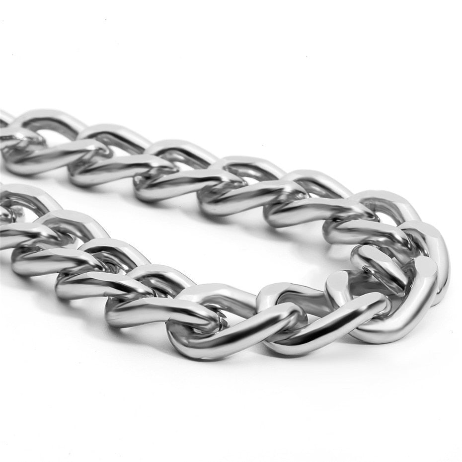 Punk Miami Cuban Choker Necklace Collar Statement Hip Hop Big
