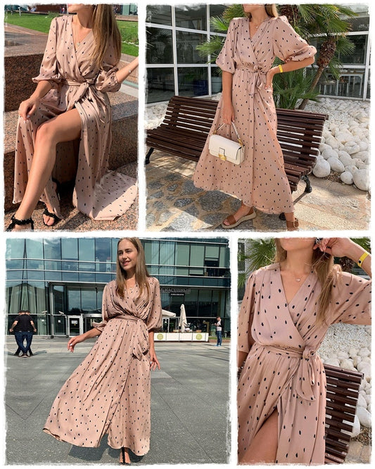 Women's Wrap Maxi Dress