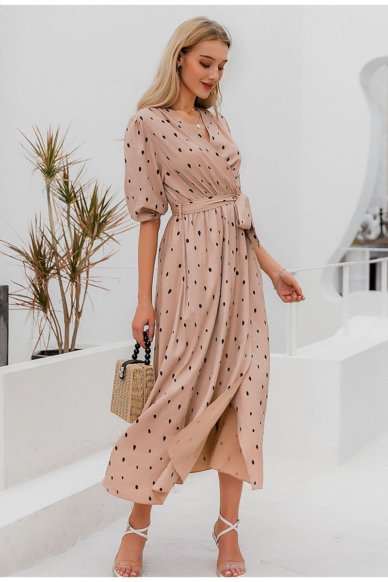 Women's Wrap Maxi Dress