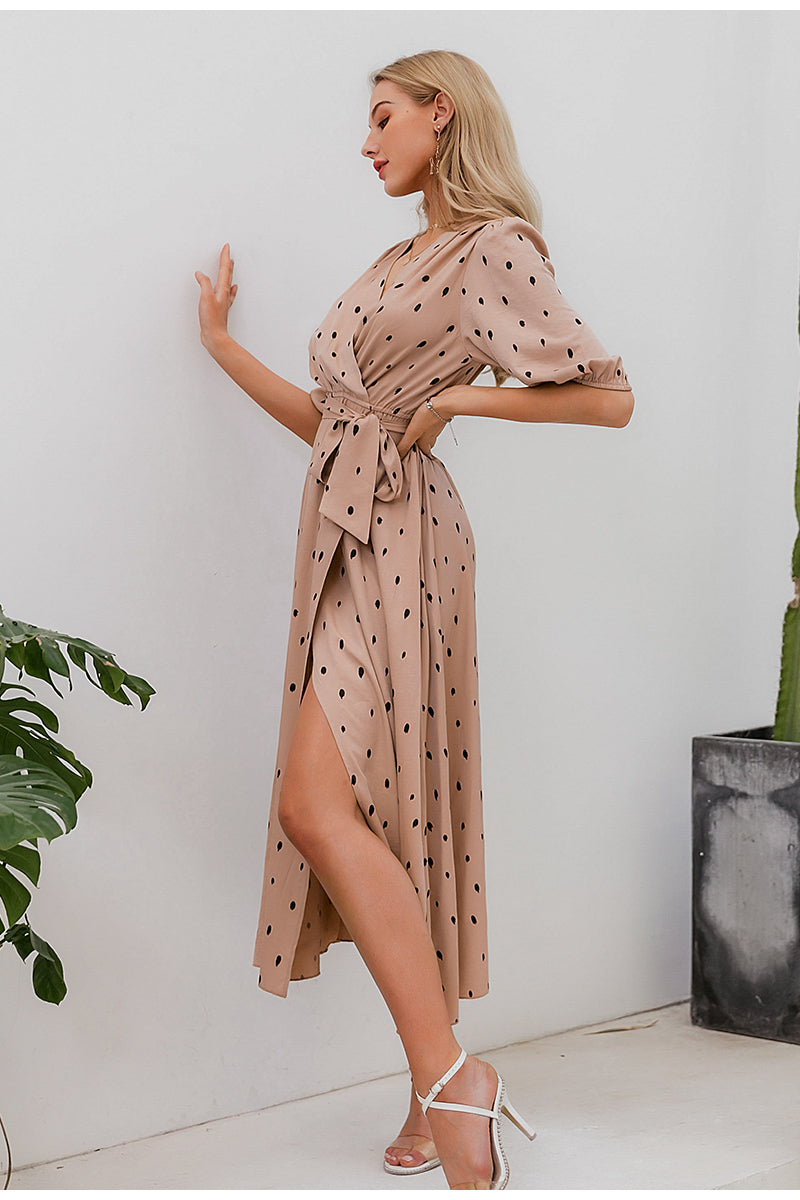 Women's Wrap Maxi Dress