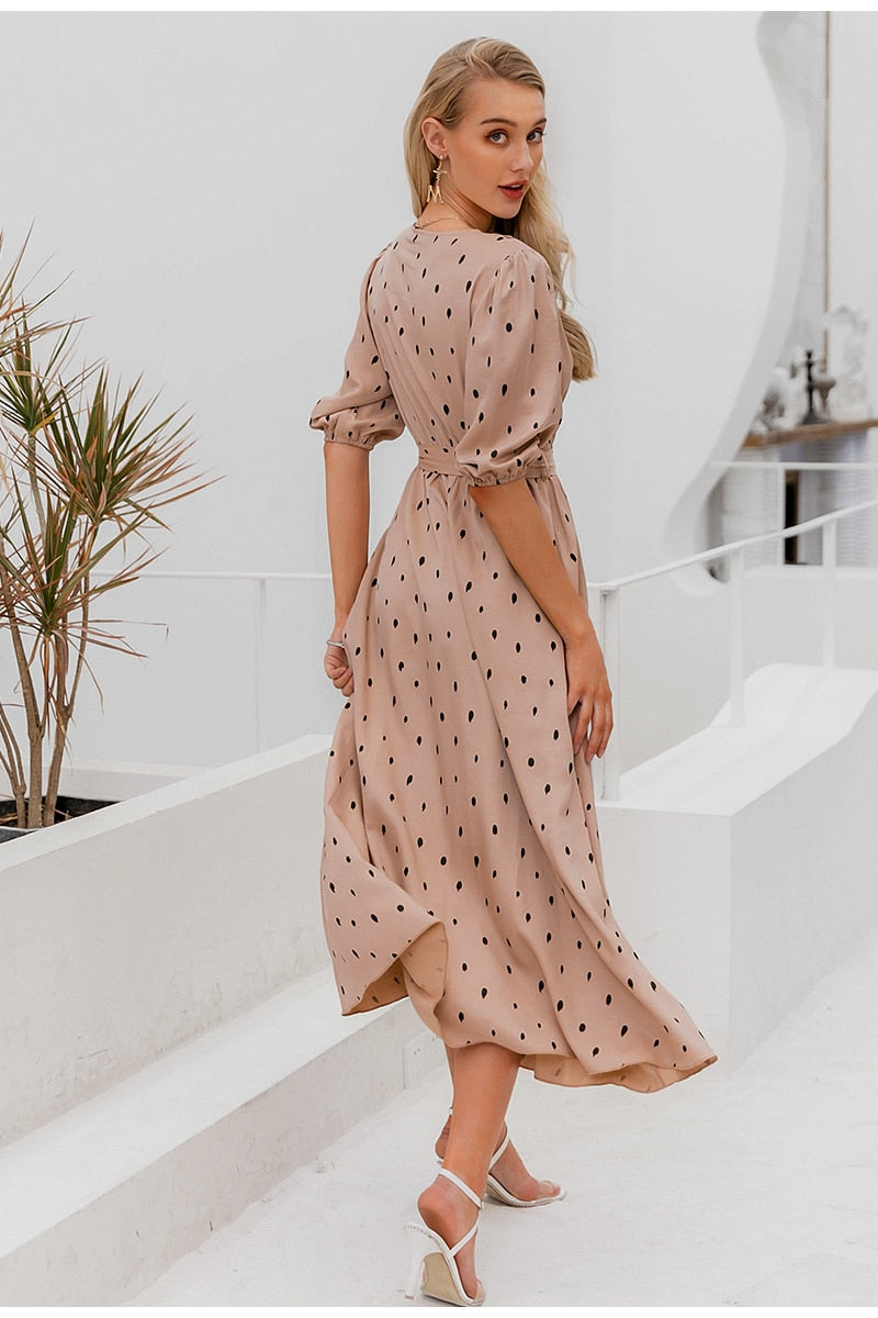 Women's Wrap Maxi Dress