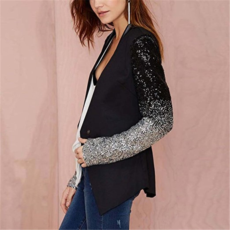 Women Blazer Women Long Sleeved