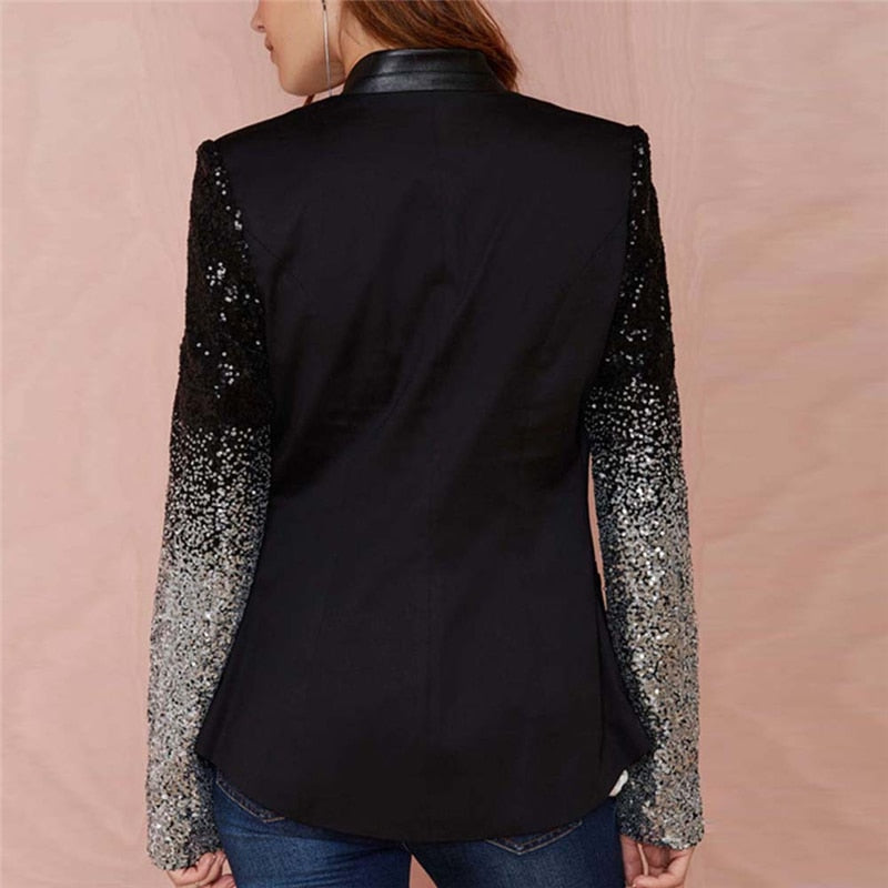 Women Blazer Women Long Sleeved