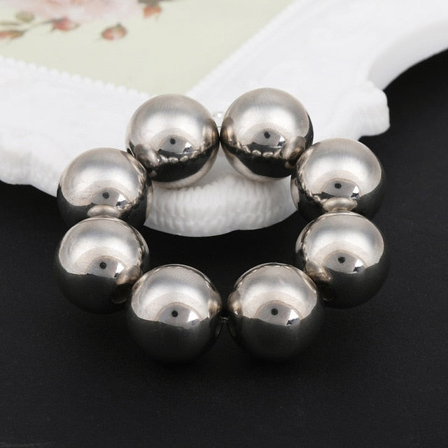 Elegant Big Simulation Pearls Ponytail