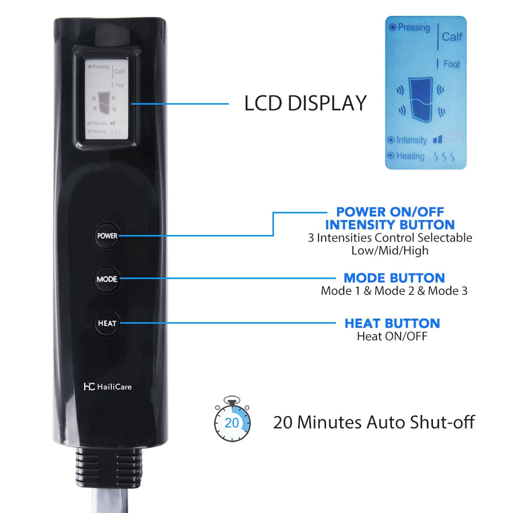 Heating Leg Massager With Air Compression