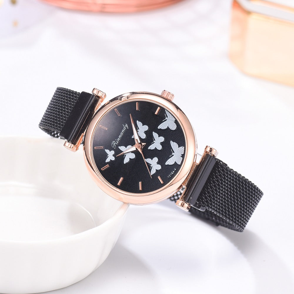 Luxury Buckle Women's Butterfly Watches