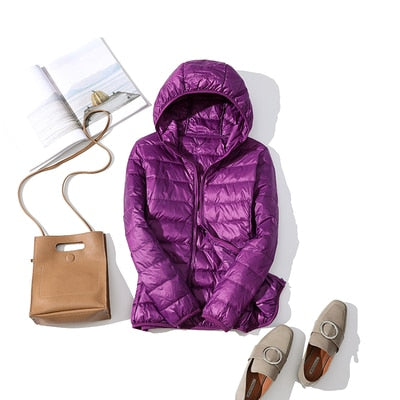 Women Ultra-light Thin Down Jacket