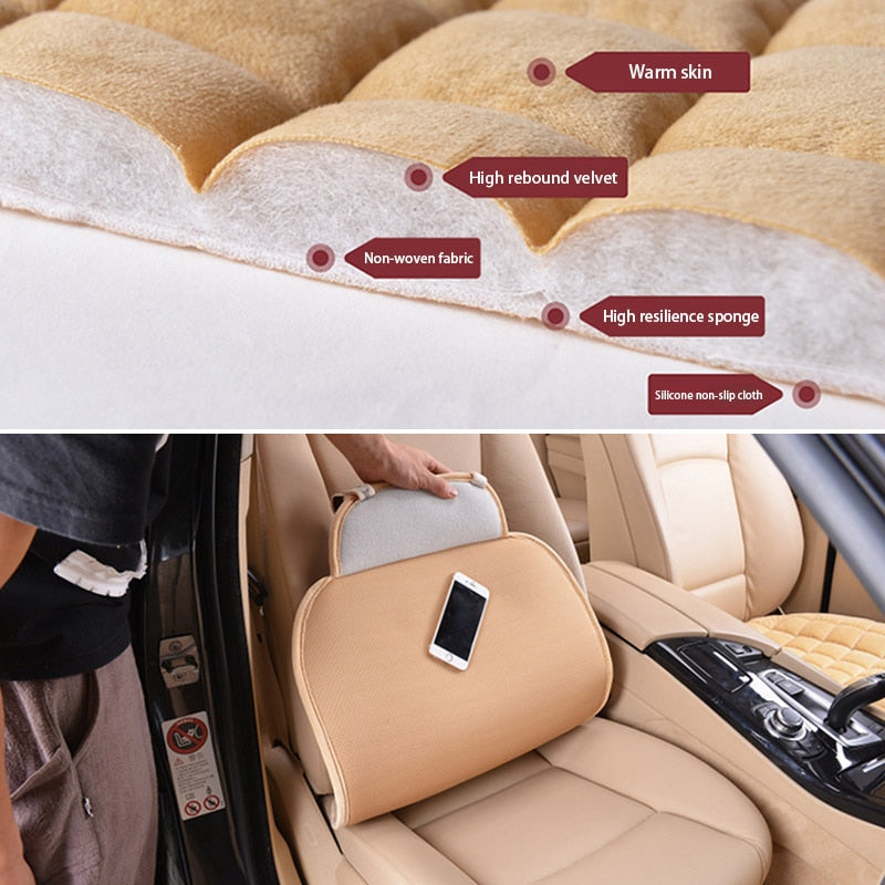 Warm Plush Car Seat Covers