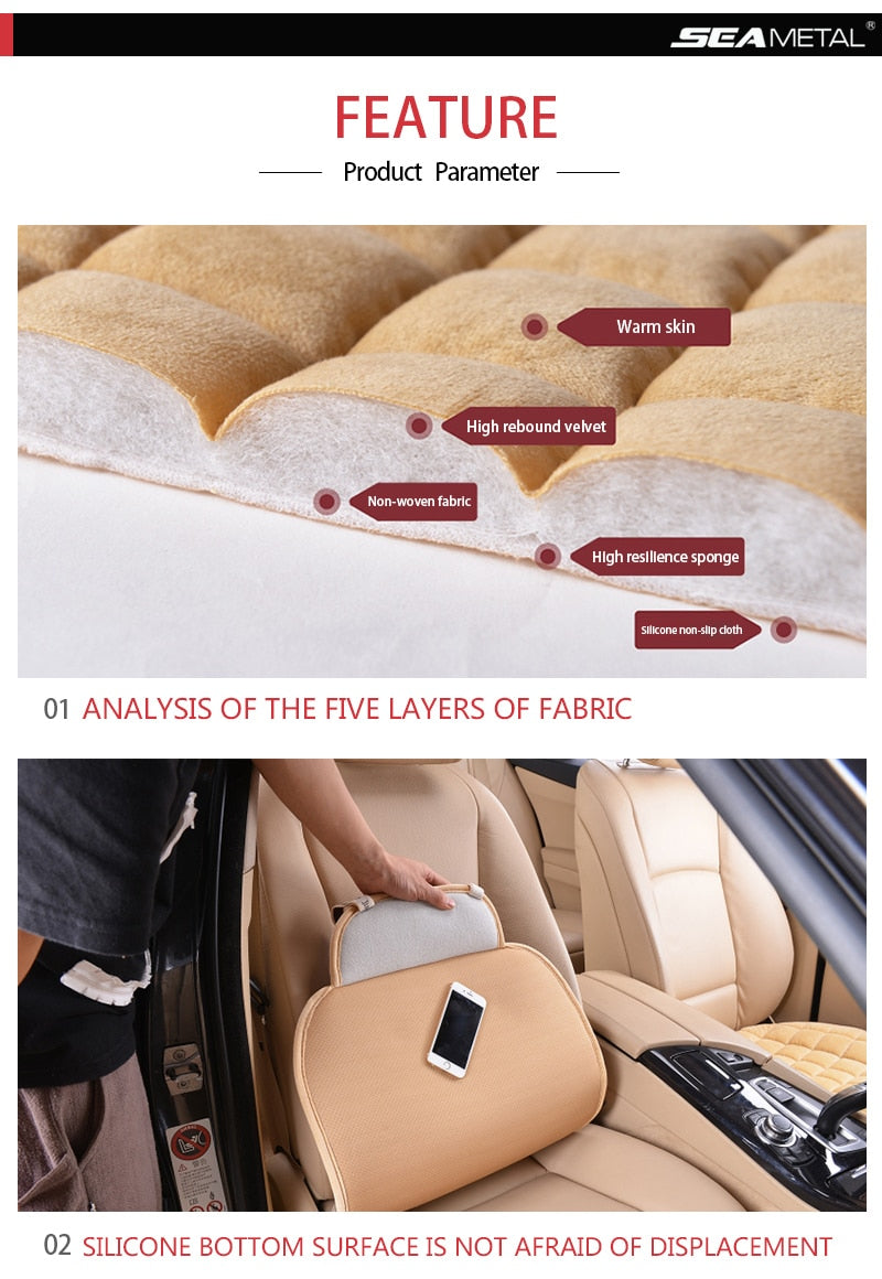 Warm Plush Car Seat Covers