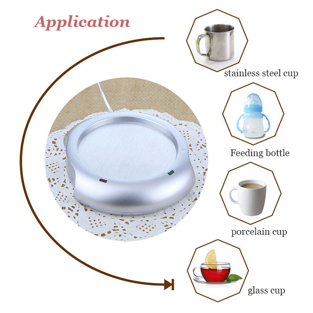Portable USB Mat For Heating Tea and Coffee