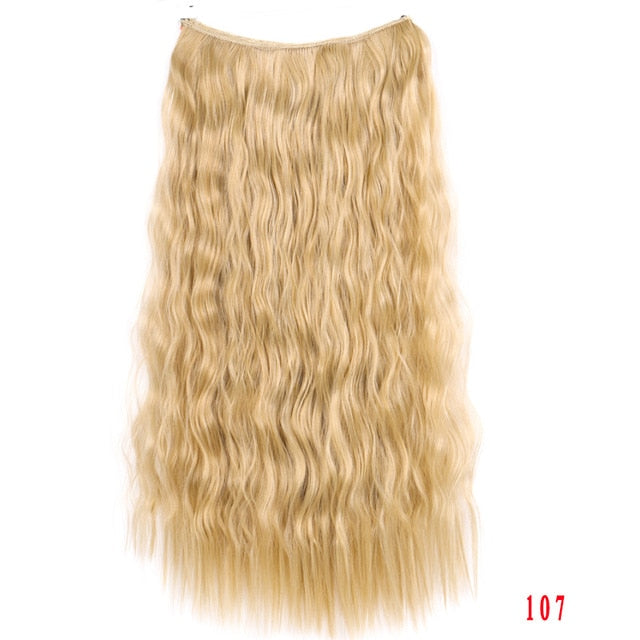 24" Invisible Wire No Clips In Hair Extensions