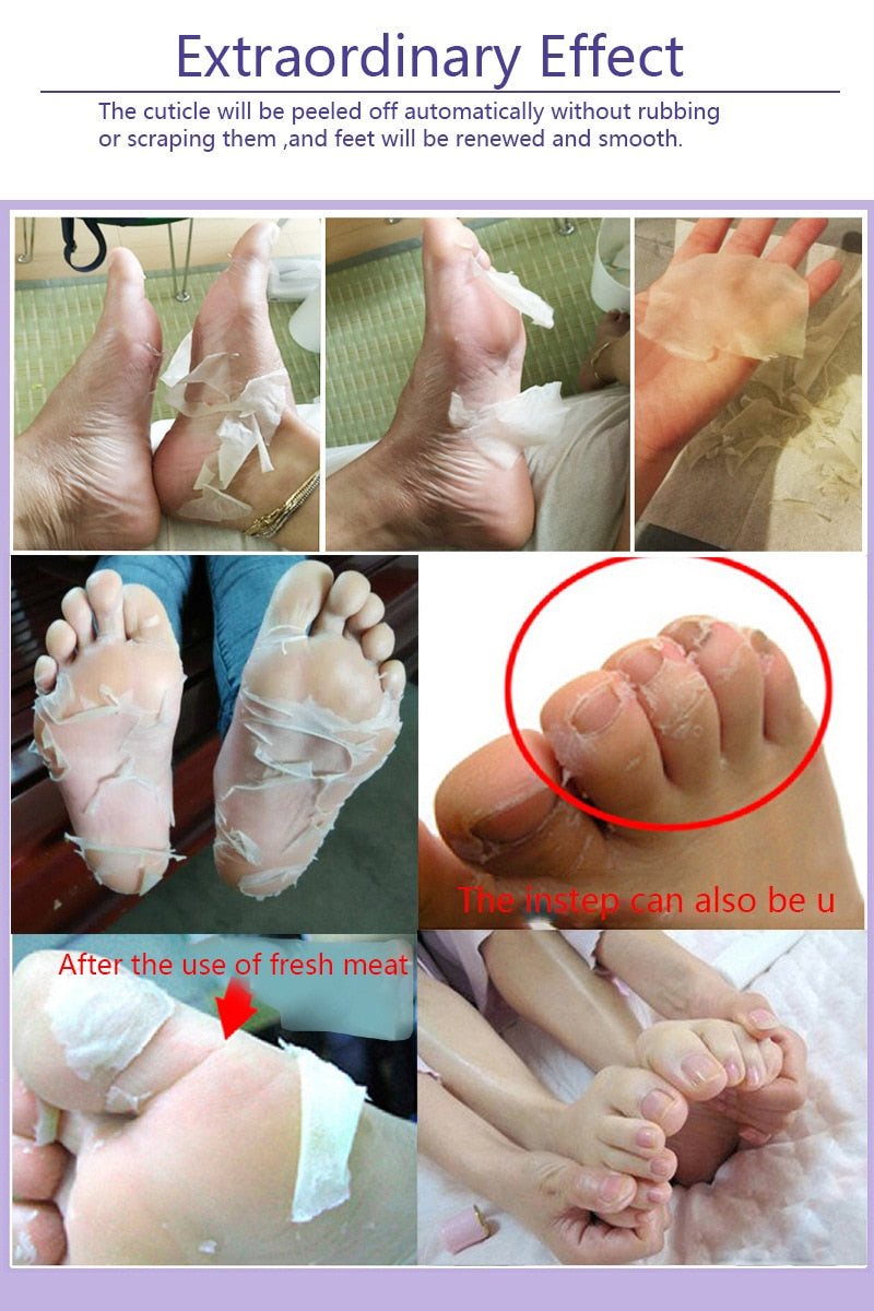 Volcanic Mud Remove Foot Exfoliating Foot Mask