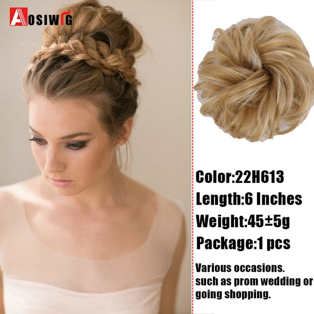 Hairpiece Bun Drawstring