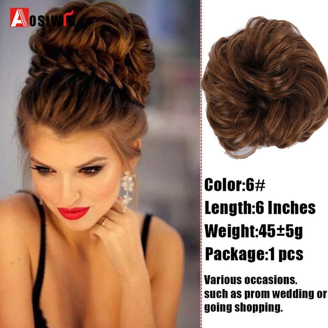 Hairpiece Bun Drawstring