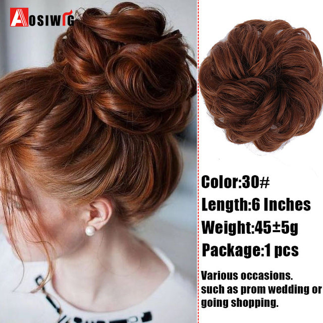 Hairpiece Bun Drawstring