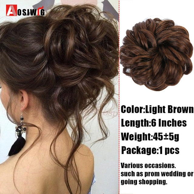 Hairpiece Bun Drawstring