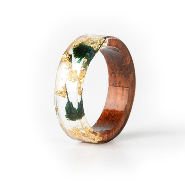 Handmade Wood Resin Ring