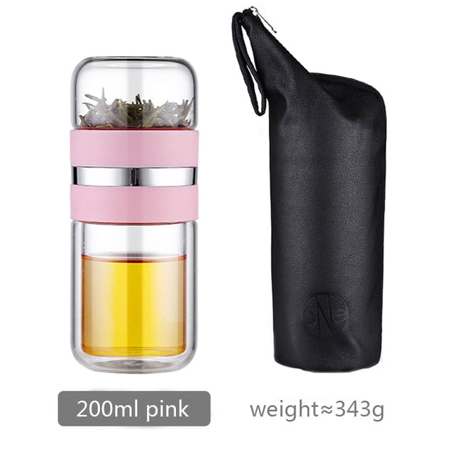 Tea Water Bottle Infuser Tumbler