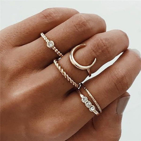 15 Pcs/set Women Fashion Rings