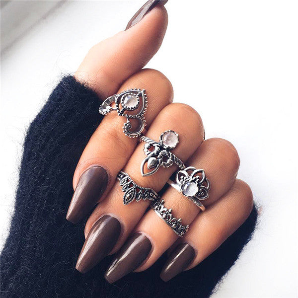 15 Pcs/set Women Fashion Rings