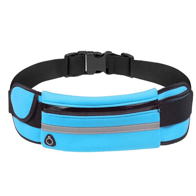 Waterproof Running Waist Bag Canvas Sports Jogging Portable Outdoor Phone Holder Belt Bag Women Men Fitness Sport Accessories