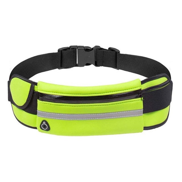 Waterproof Running Waist Bag Canvas Sports Jogging Portable Outdoor Phone Holder Belt Bag Women Men Fitness Sport Accessories