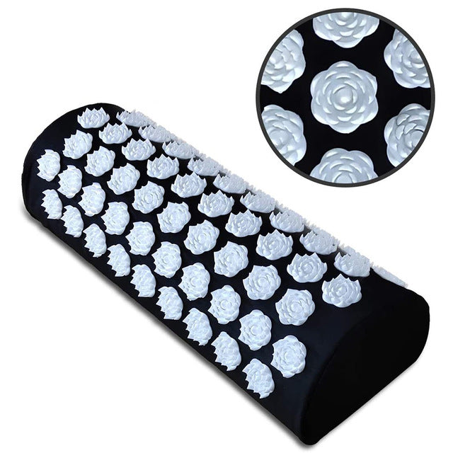 Yoga Back Massager Mat Lotus Acupuncture Set