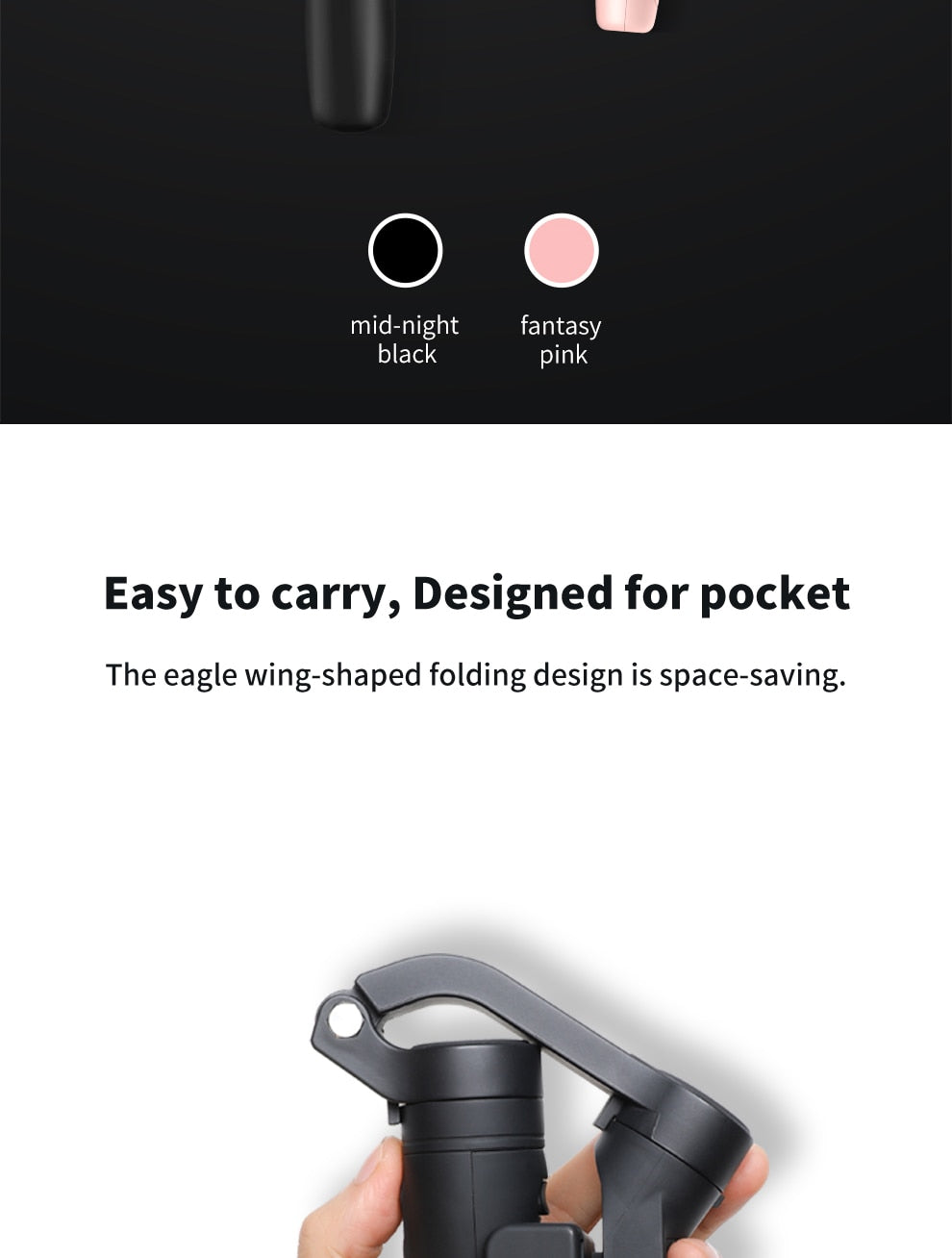 FeiyuTech Vlog Pocket Handheld Phone Gimbal MiNi Smartphone Stabilizer Selfie Stick for iPhone X 8 7 HUAWEI P20 MI Samsung Note9