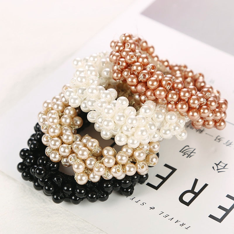 Pearl Beads Women Hair Bands