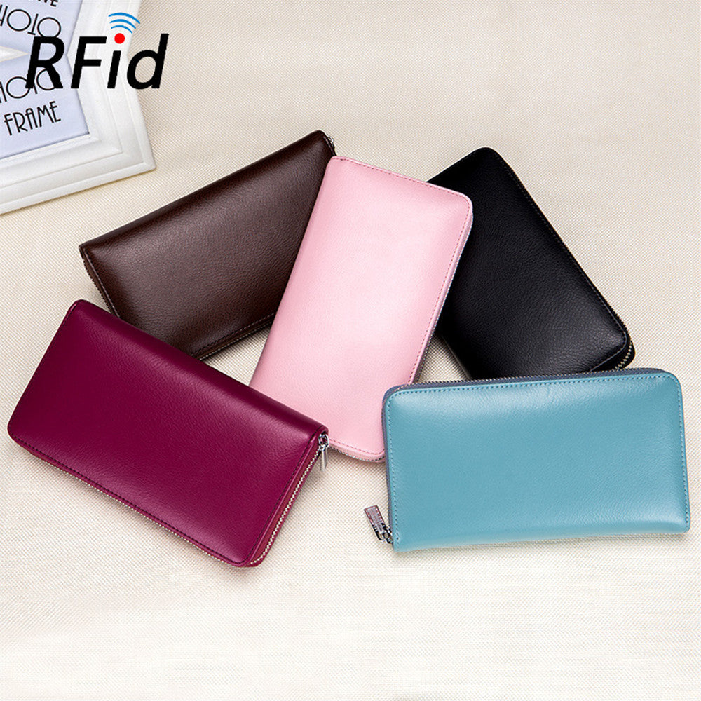 Leather RFID Blocking Credit Card Holder