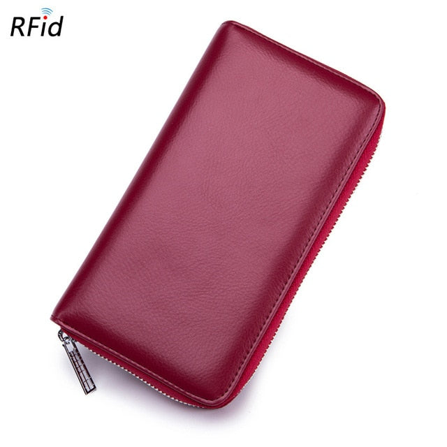 Leather RFID Blocking Credit Card Holder