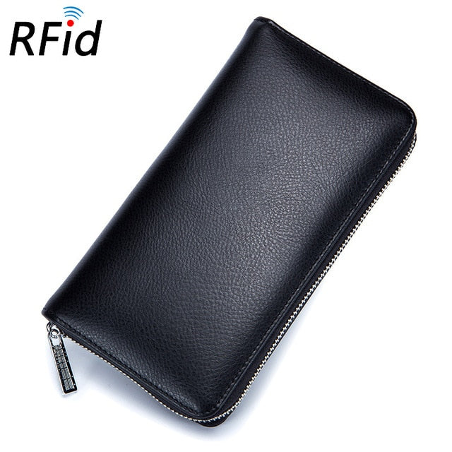 Leather RFID Blocking Credit Card Holder