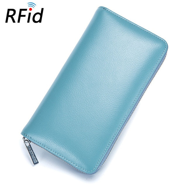 Leather RFID Blocking Credit Card Holder