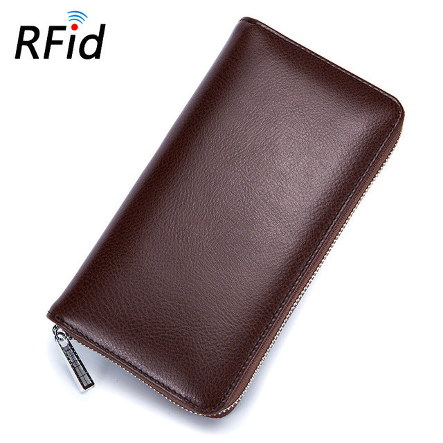 Leather RFID Blocking Credit Card Holder