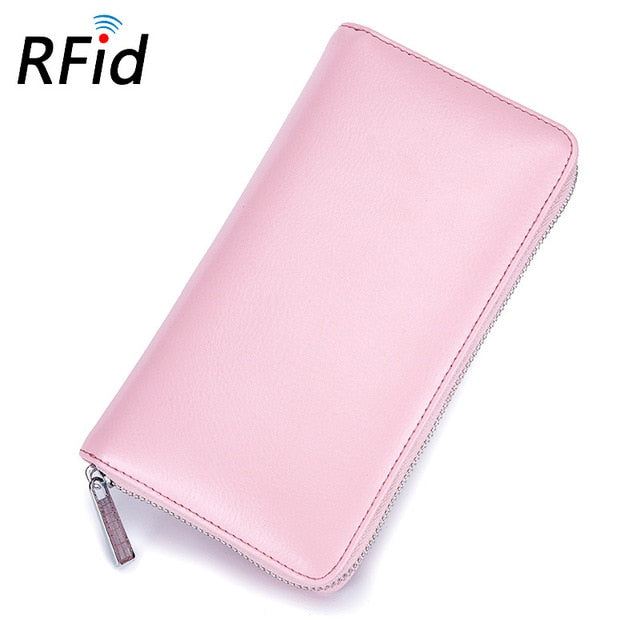 Leather RFID Blocking Credit Card Holder