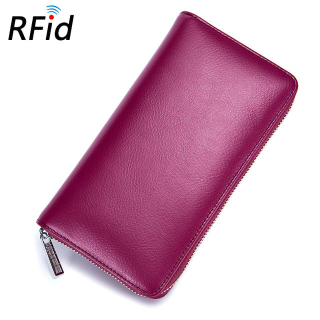 Leather RFID Blocking Credit Card Holder