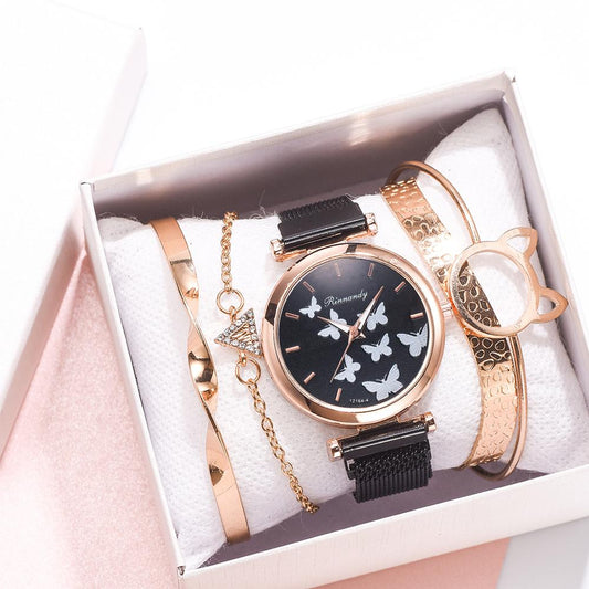 Luxury Buckle Women's Butterfly Watches