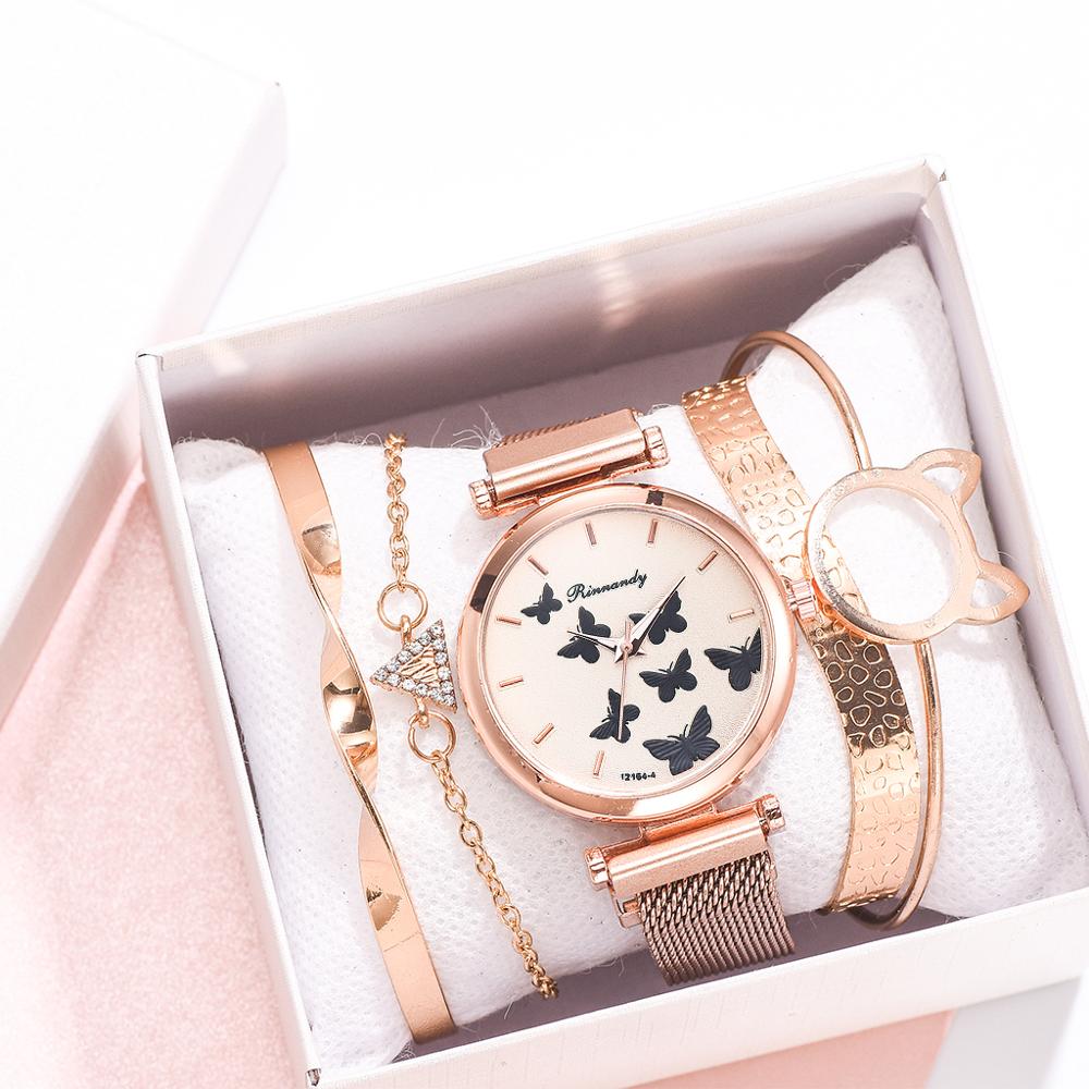 Luxury Buckle Women's Butterfly Watches