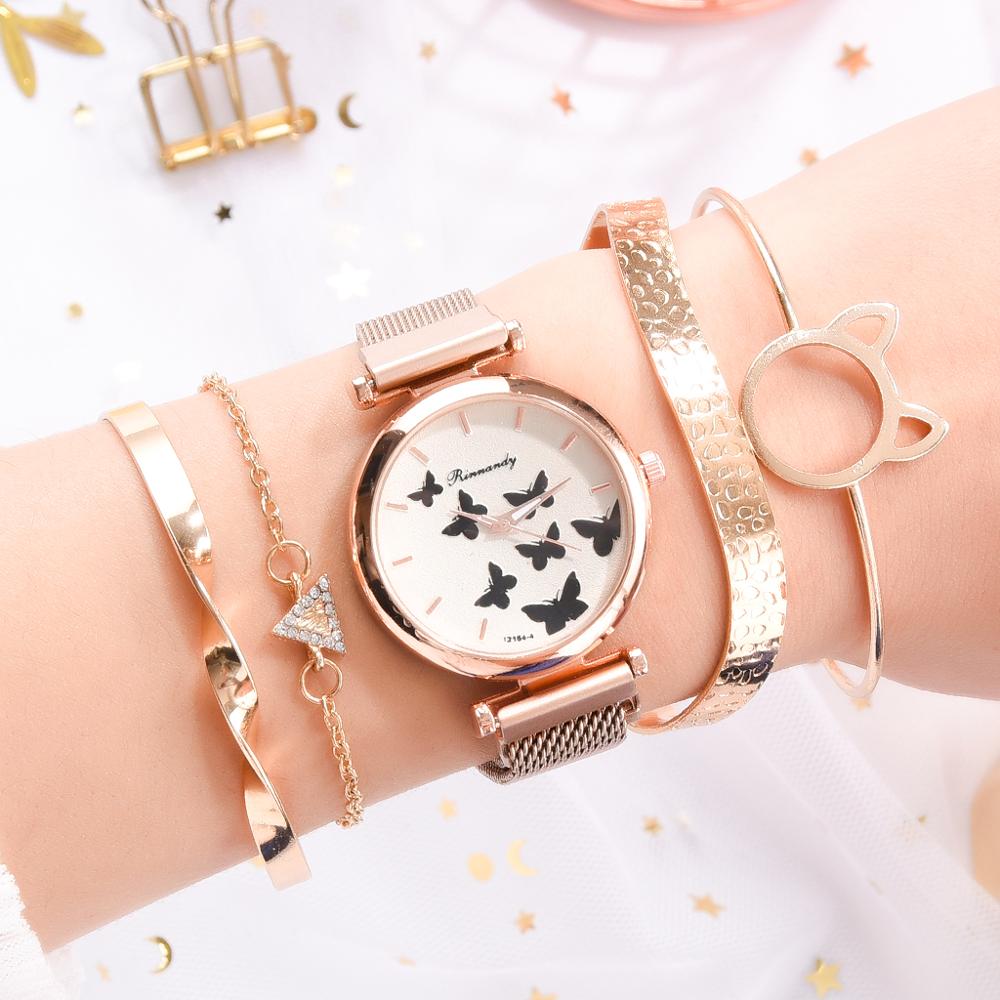 Luxury Buckle Women's Butterfly Watches