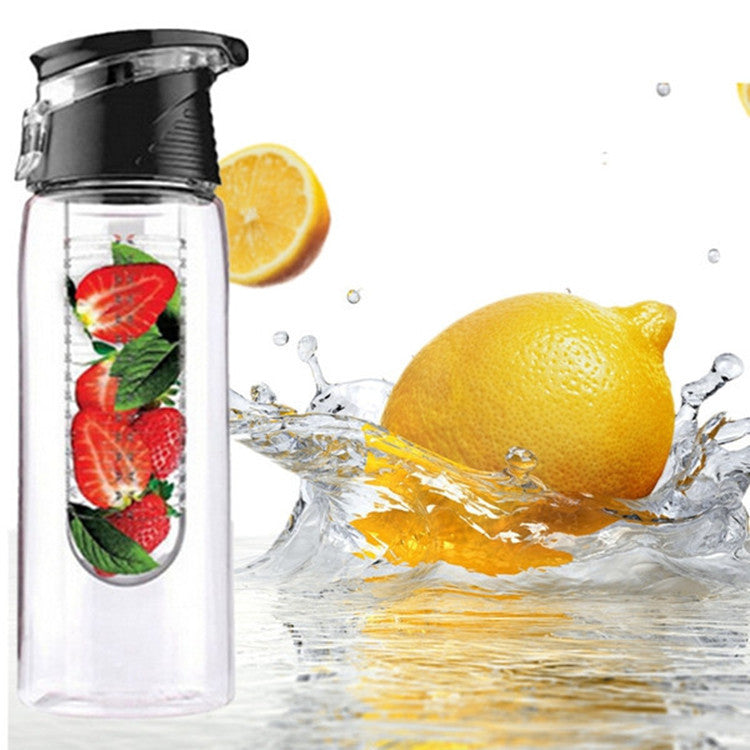 800ml Creative Cute Fruit Juice Infuser Plastic Water Bottle ABS Portable