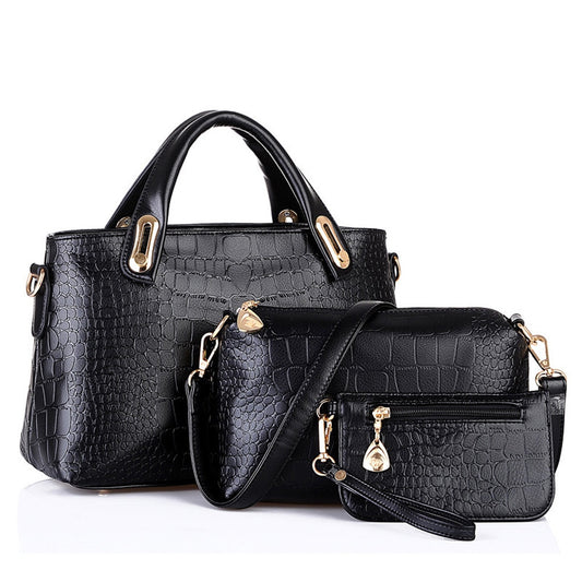 3 Sets/pcs Women Bags Fashion Luxury Handbags