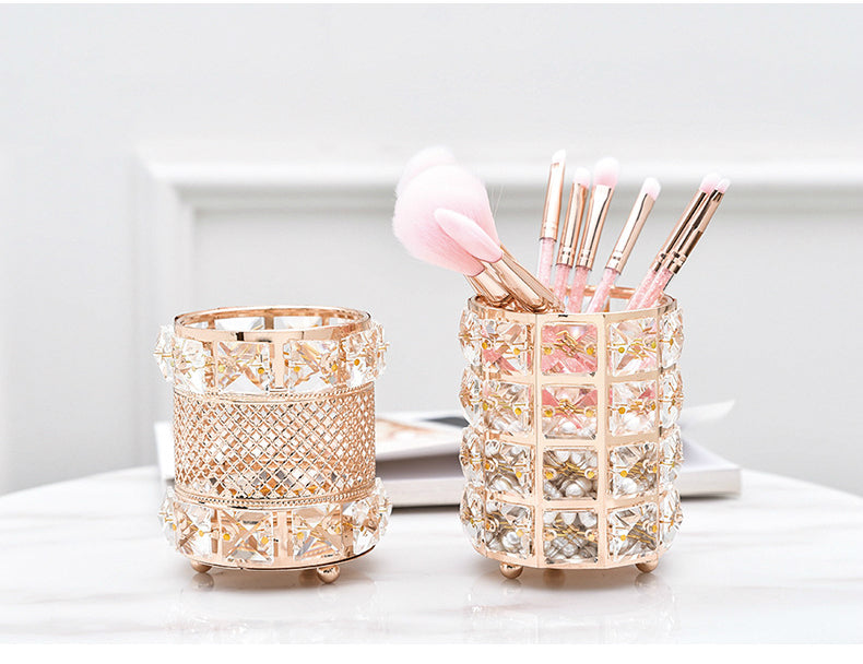 Crystal Makeup Brush Organizer