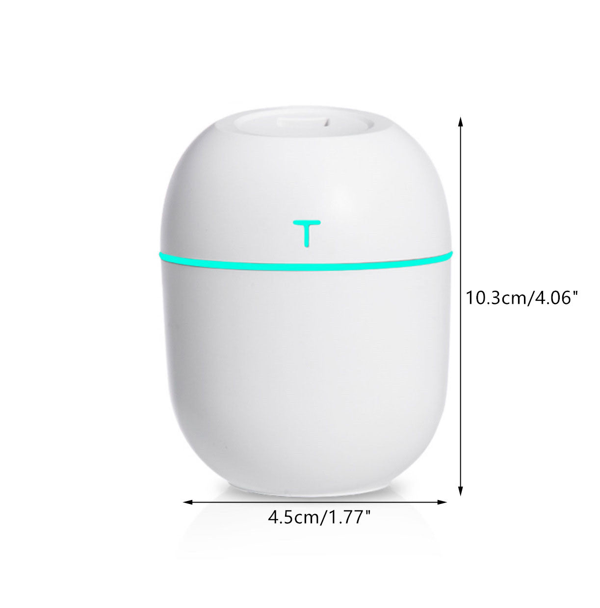 Ultrasonic Mini Air Humidifier 200ML Aroma Essential Oil Diffuser for Home Car USB Fogger Mist Maker with LED Night Lamp
